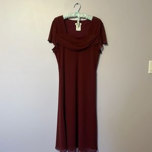 Burgandy Dress